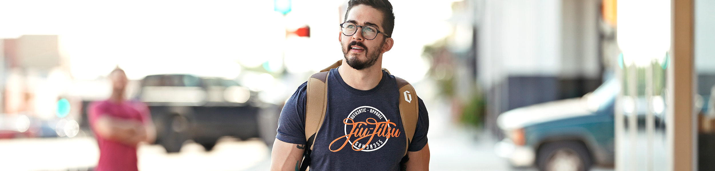 martial artist in tshirt