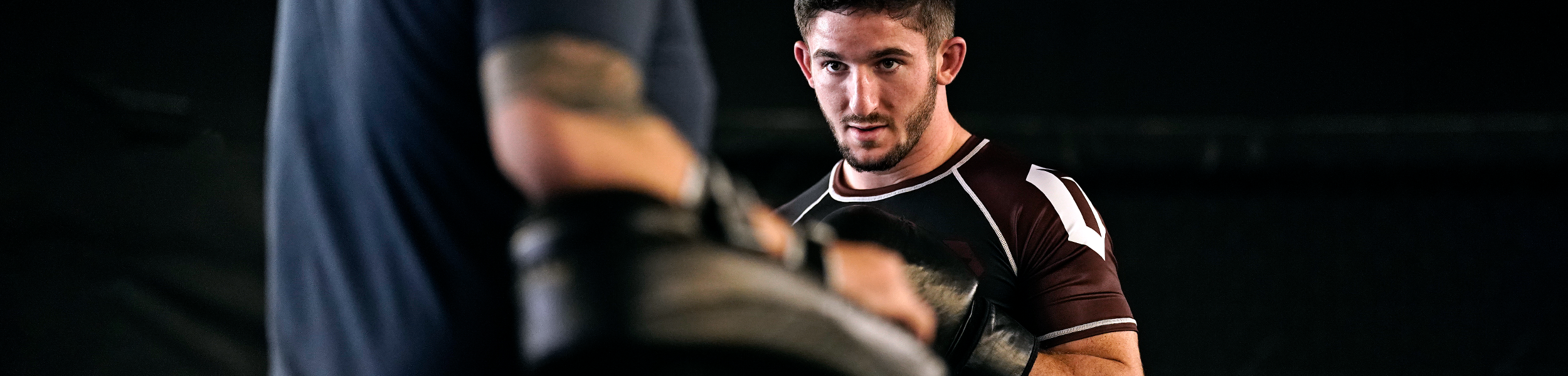 martial artists training