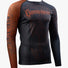 Gameness Men's Long Sleeve Pro Rank Rash Guard Brown