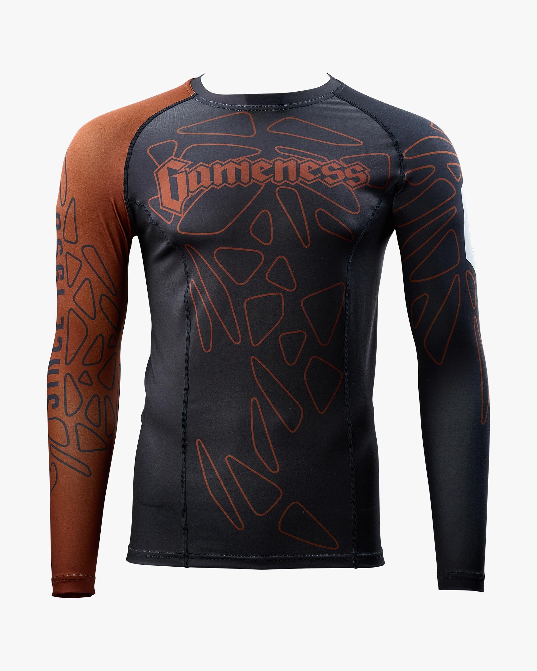 Gameness Men's Long Sleeve Pro Rank Rash Guard