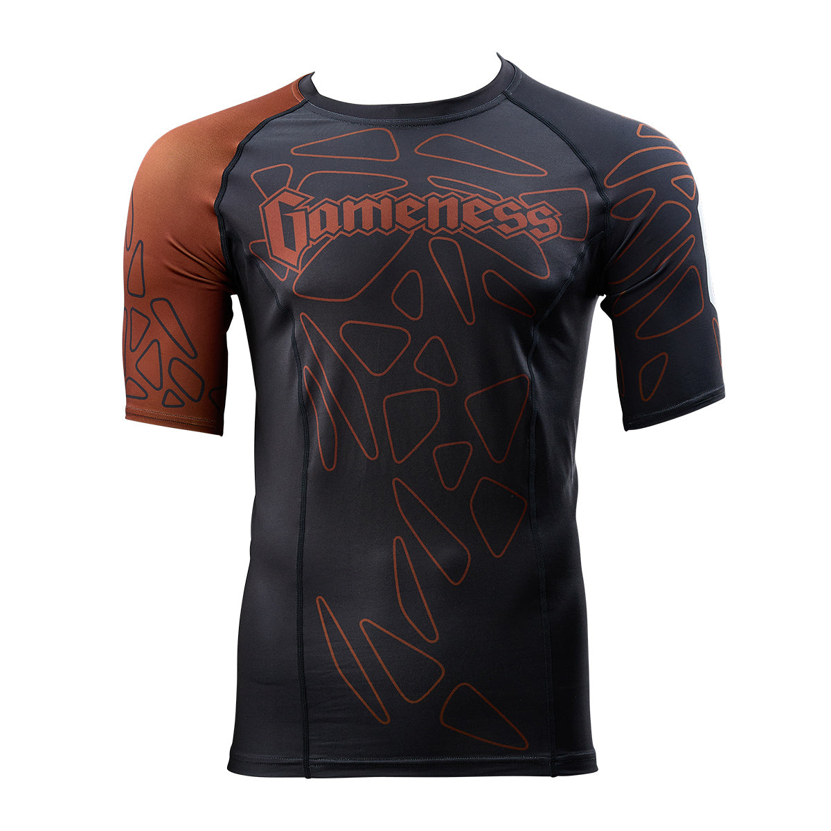 Gameness Men's Short Sleeve Pro Ranked Rash Guard