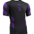 Men's Short Sleeve Pro Ranked Rash Guard Purple