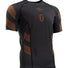 Men's Short Sleeve Pro Ranked Rash Guard Brown