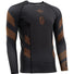 Men's Long Sleeve Pro Ranked Rash Guard Brown