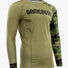 Gameness Men's Combate Long Sleeve Rash Guard Olive