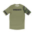 Gameness Combate Youth Short Sleeve Rash Guard Olive