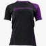 Gameness Women's Short Sleeve Pro Ranked Rash Guard Purple