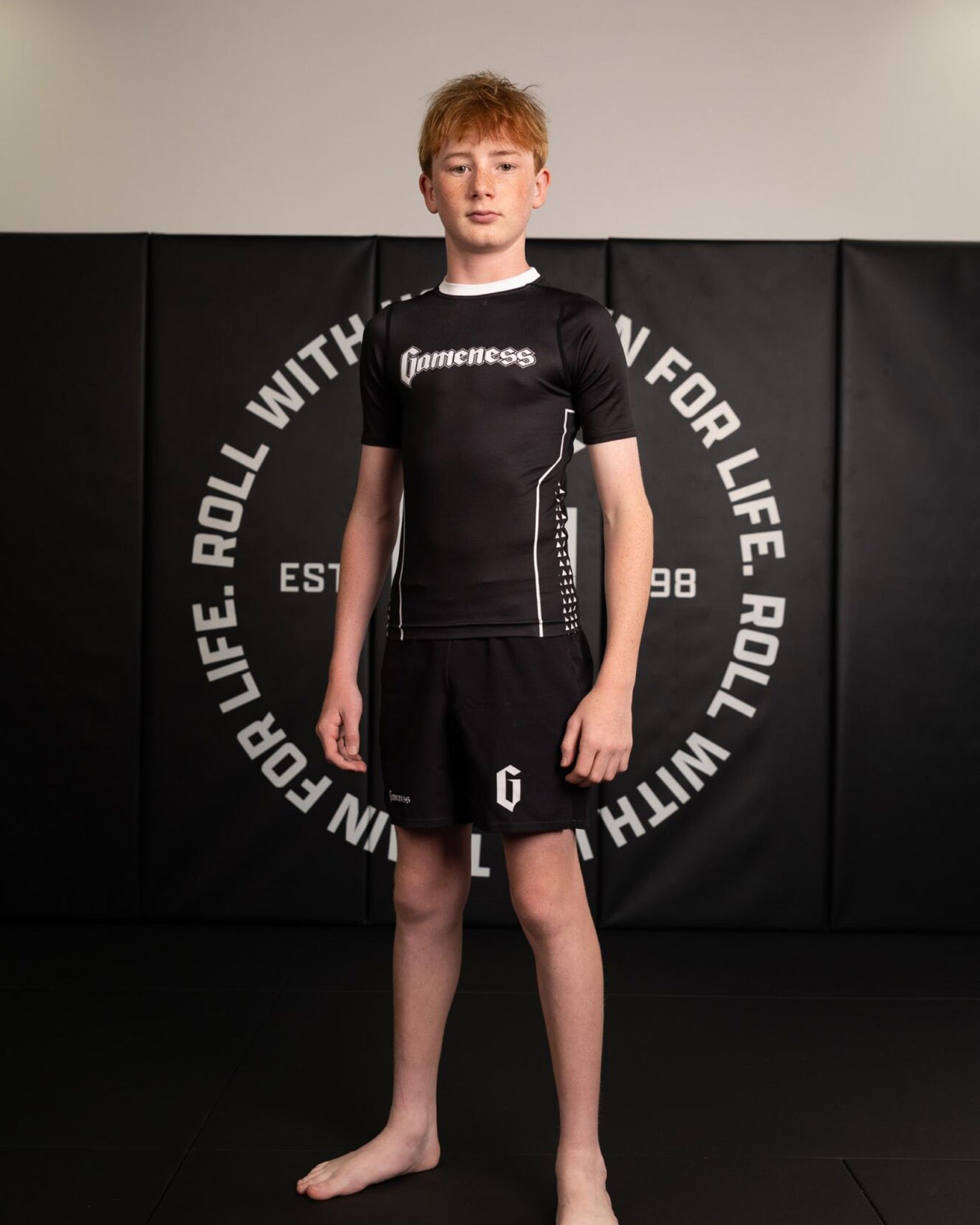 Gameness Youth Short Sleeve Ranked Rash Guard