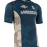 Gameness Mens Short Sleeved Meeting Of The Waters Rash Guard Navy