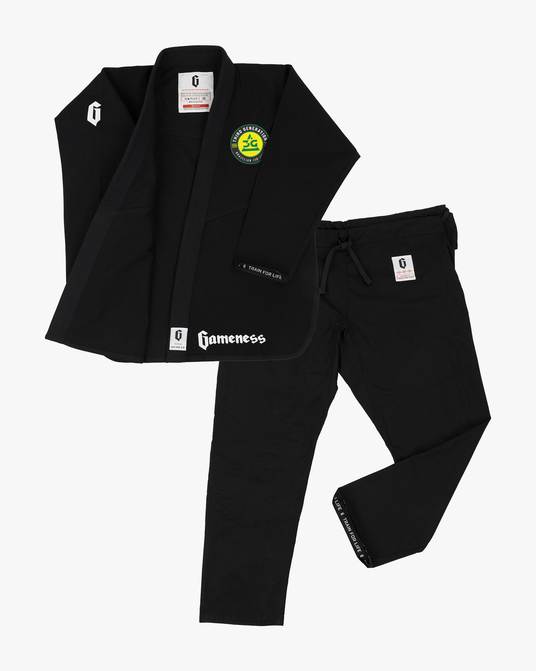 3G Gameness Air Pro Gi 3.0 Black