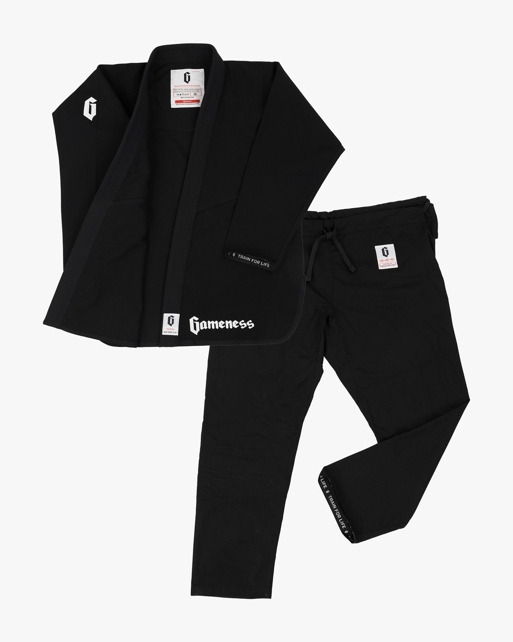 Gameness Men's Air Pro Gi 3.0 Black