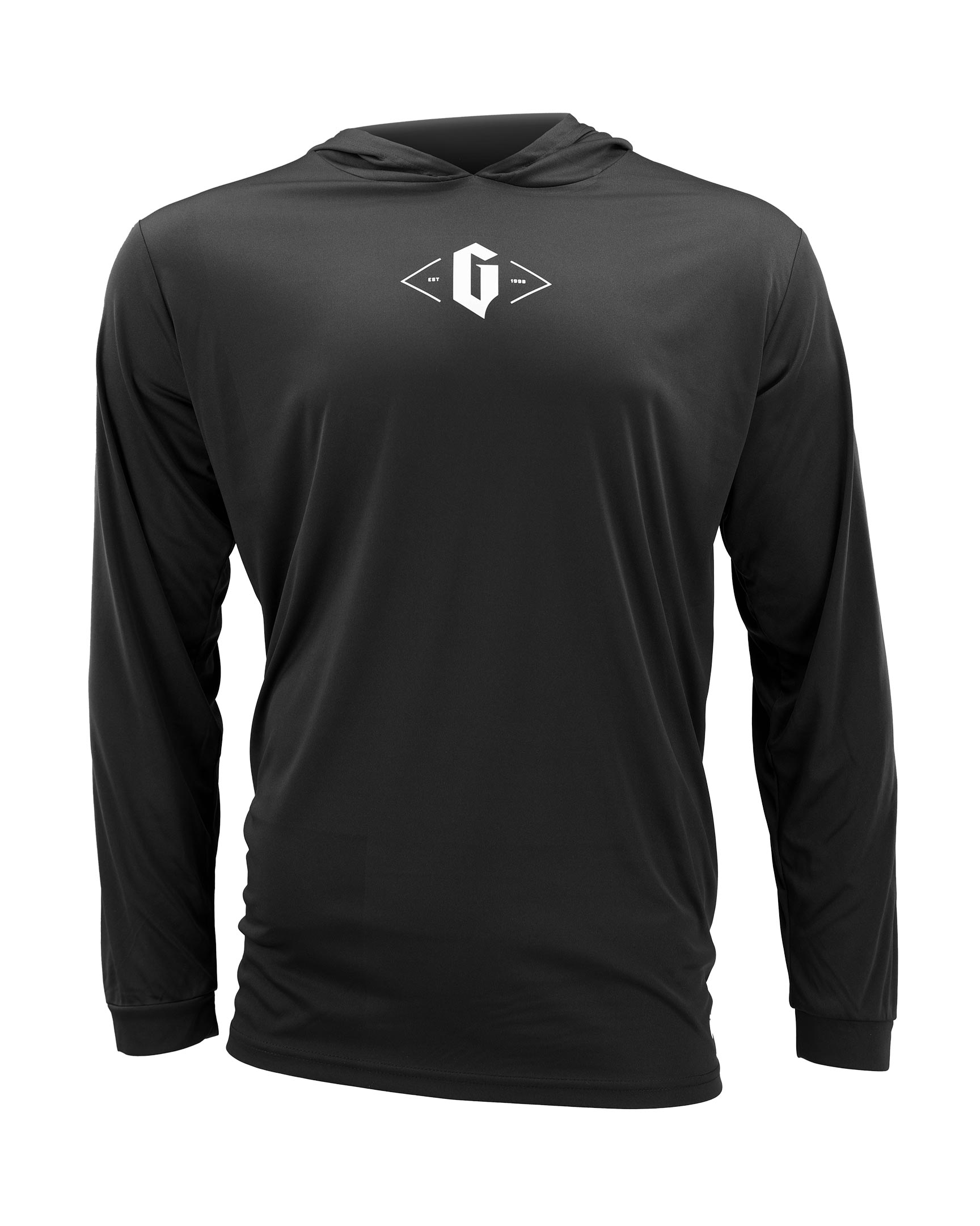 Gameness Men's Everyday Performance Hooded Tee Black