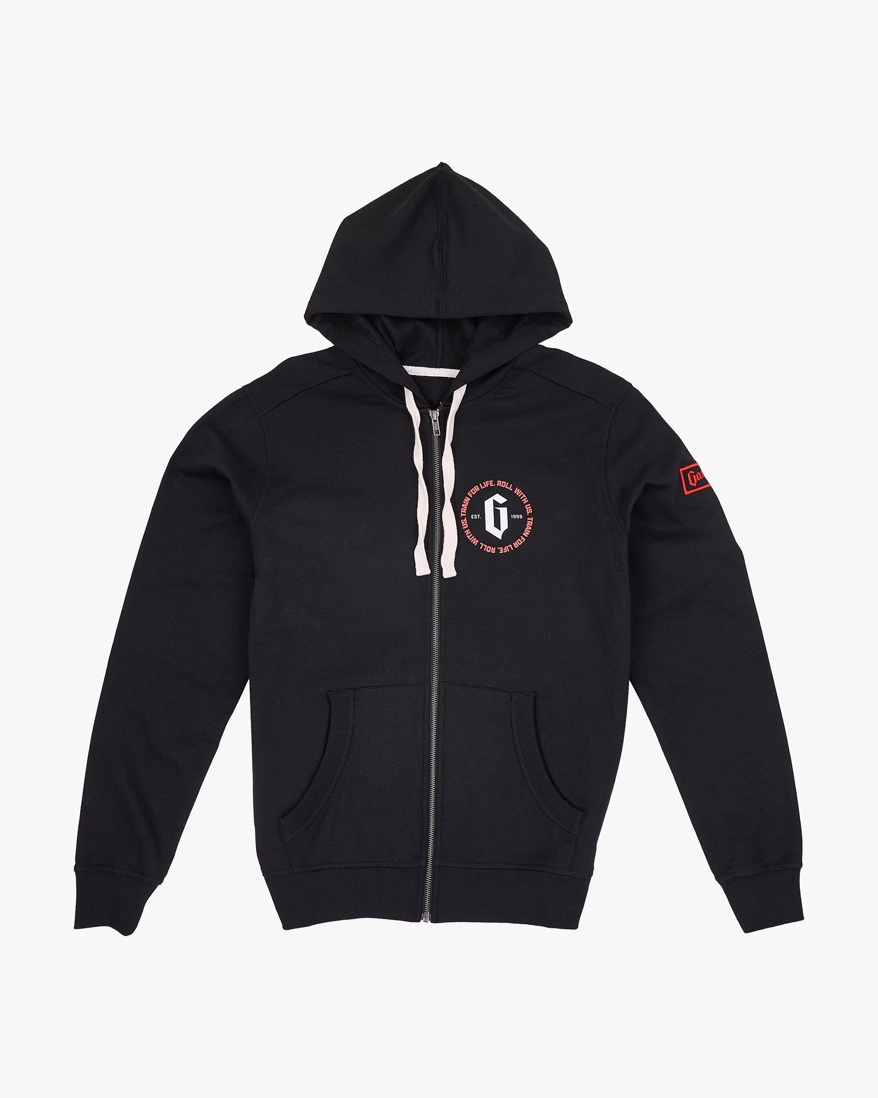 Gameness Topography Zip Up Hoodie Black