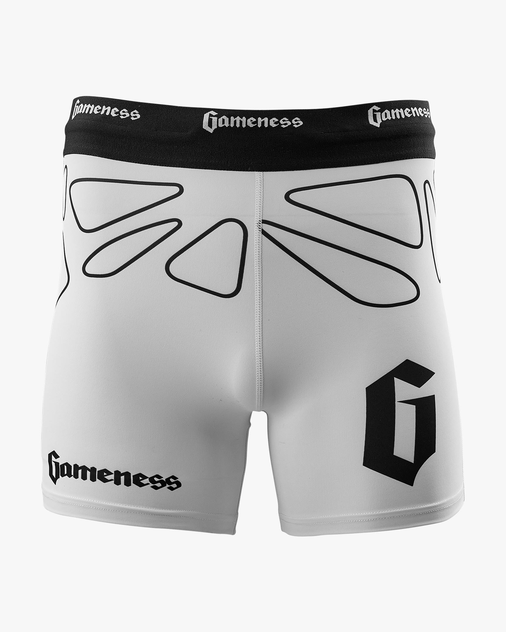 Gameness Men's Vale Tudo Short White