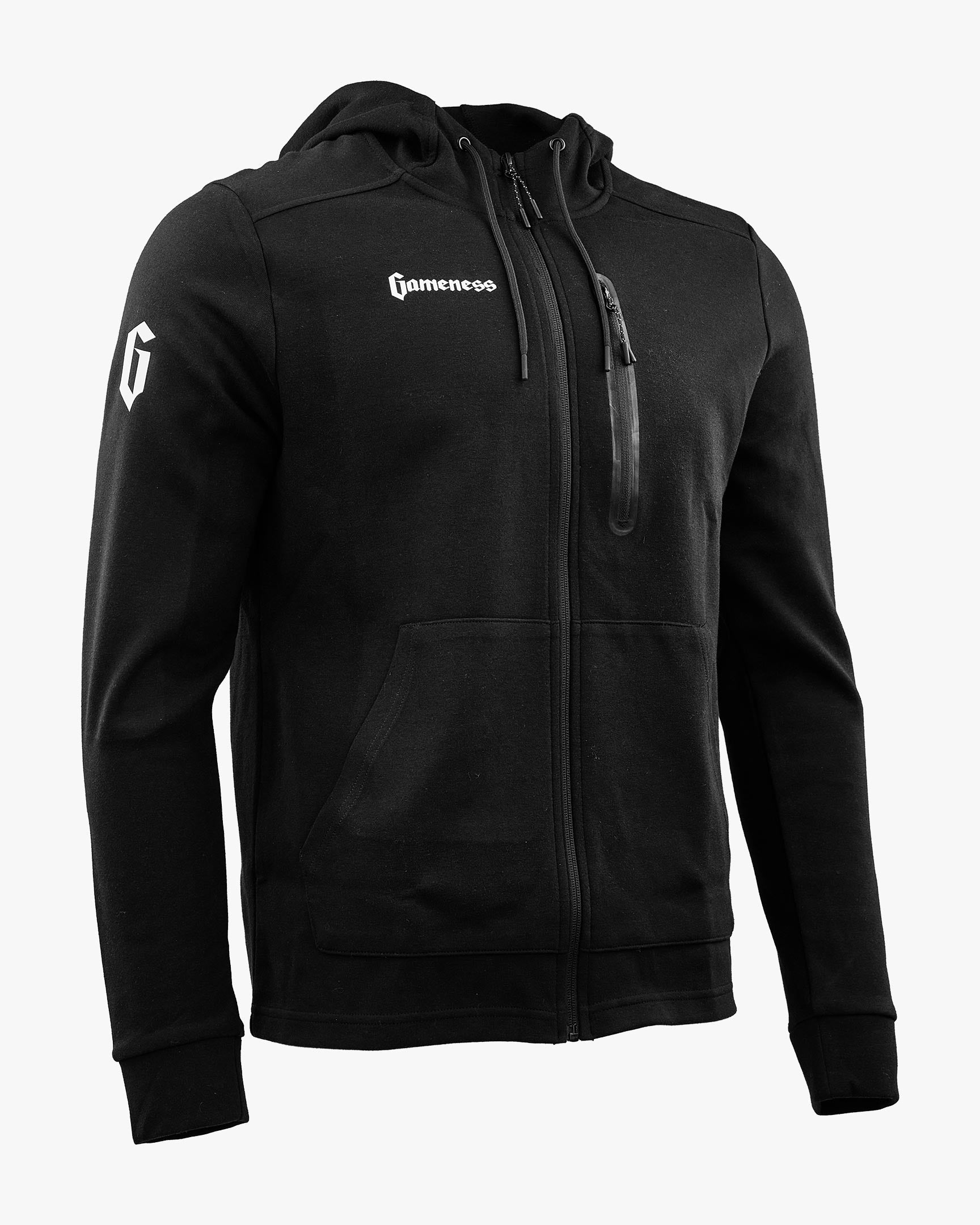 Gameness Men's Zip Front Hoodie