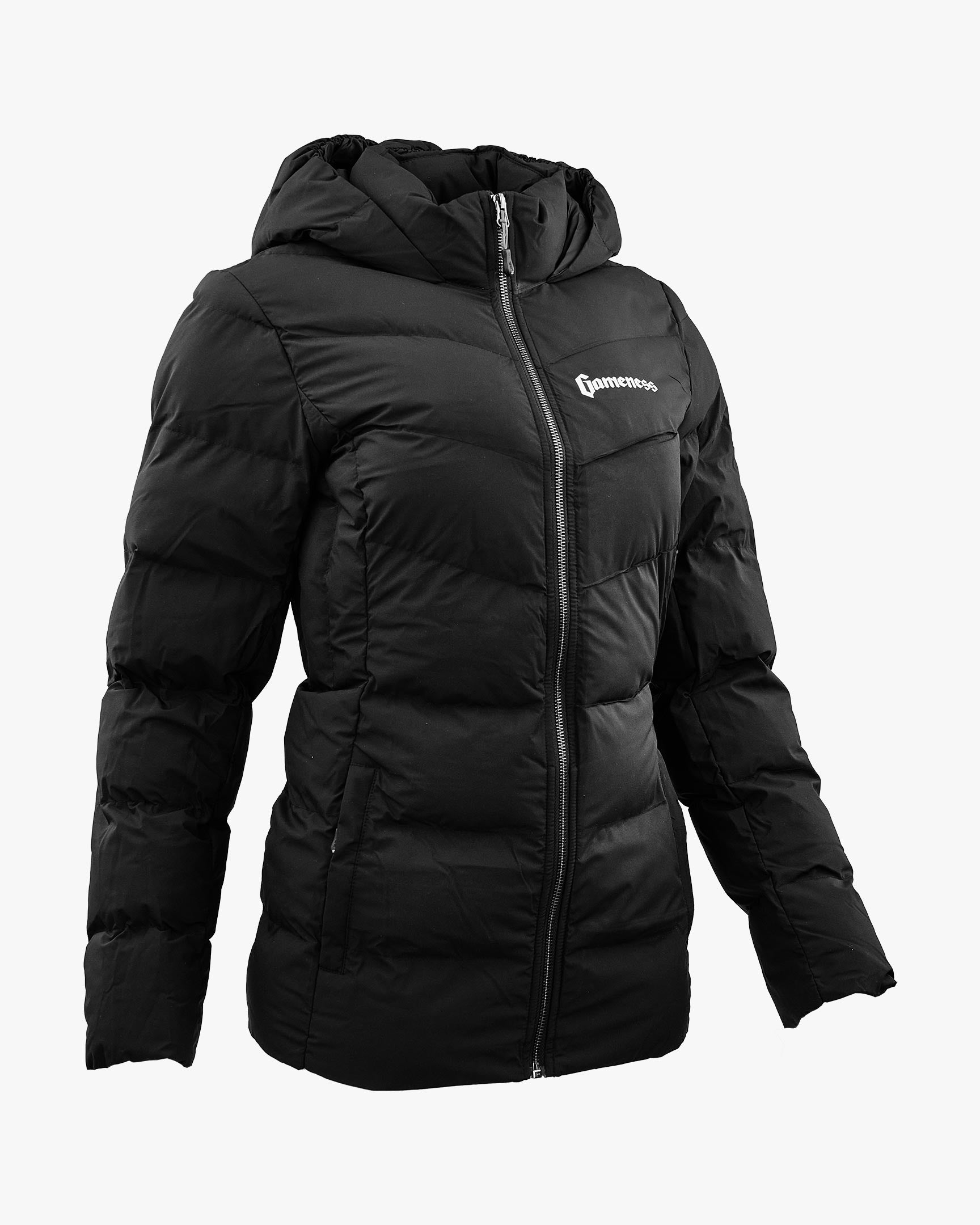 Gameness Women's Puffer Jacket Black