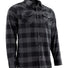 Gameness Roll Call Men's Flannel Shirt Black Grey