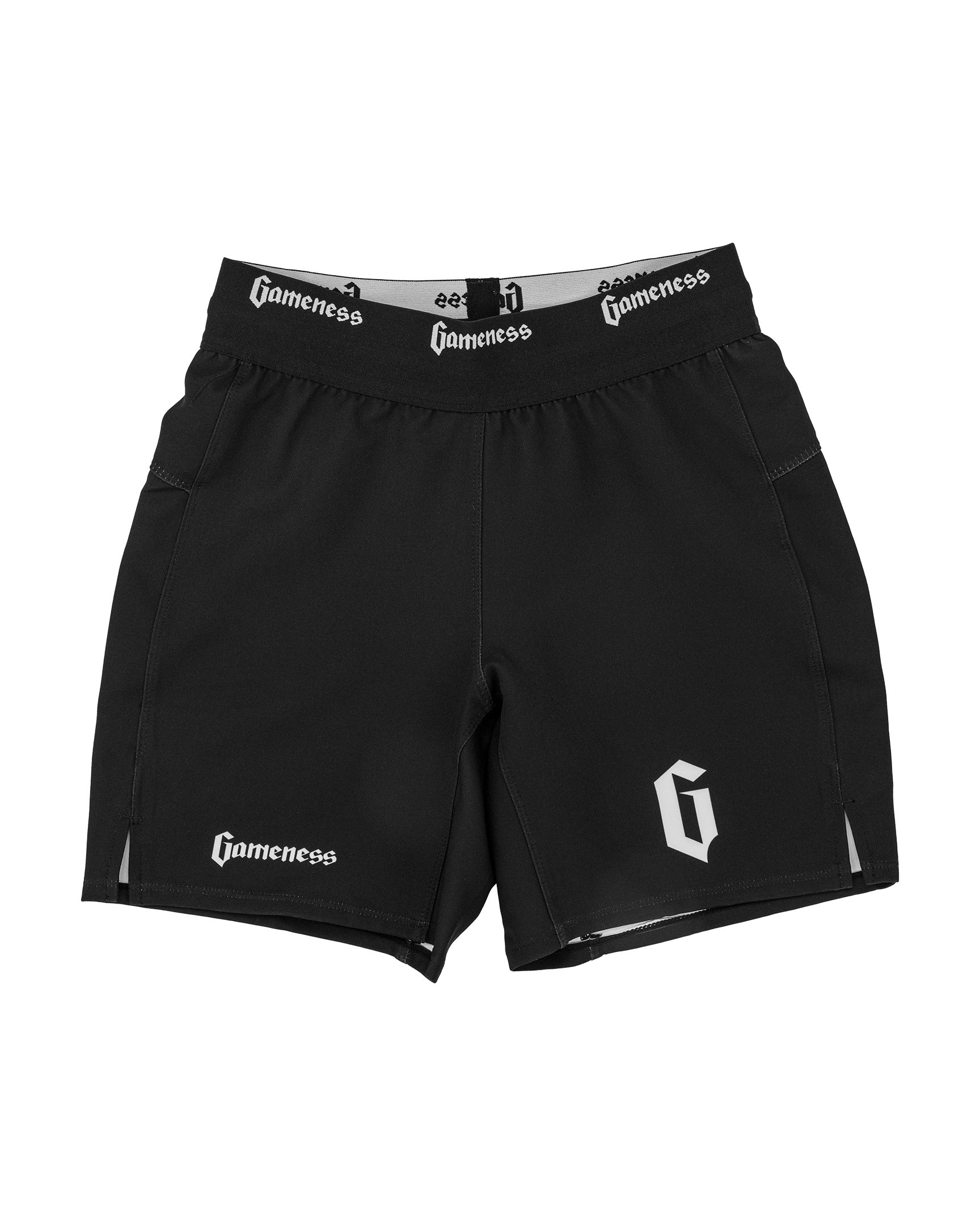 Gameness Youth Pro Grappling Shorts Black