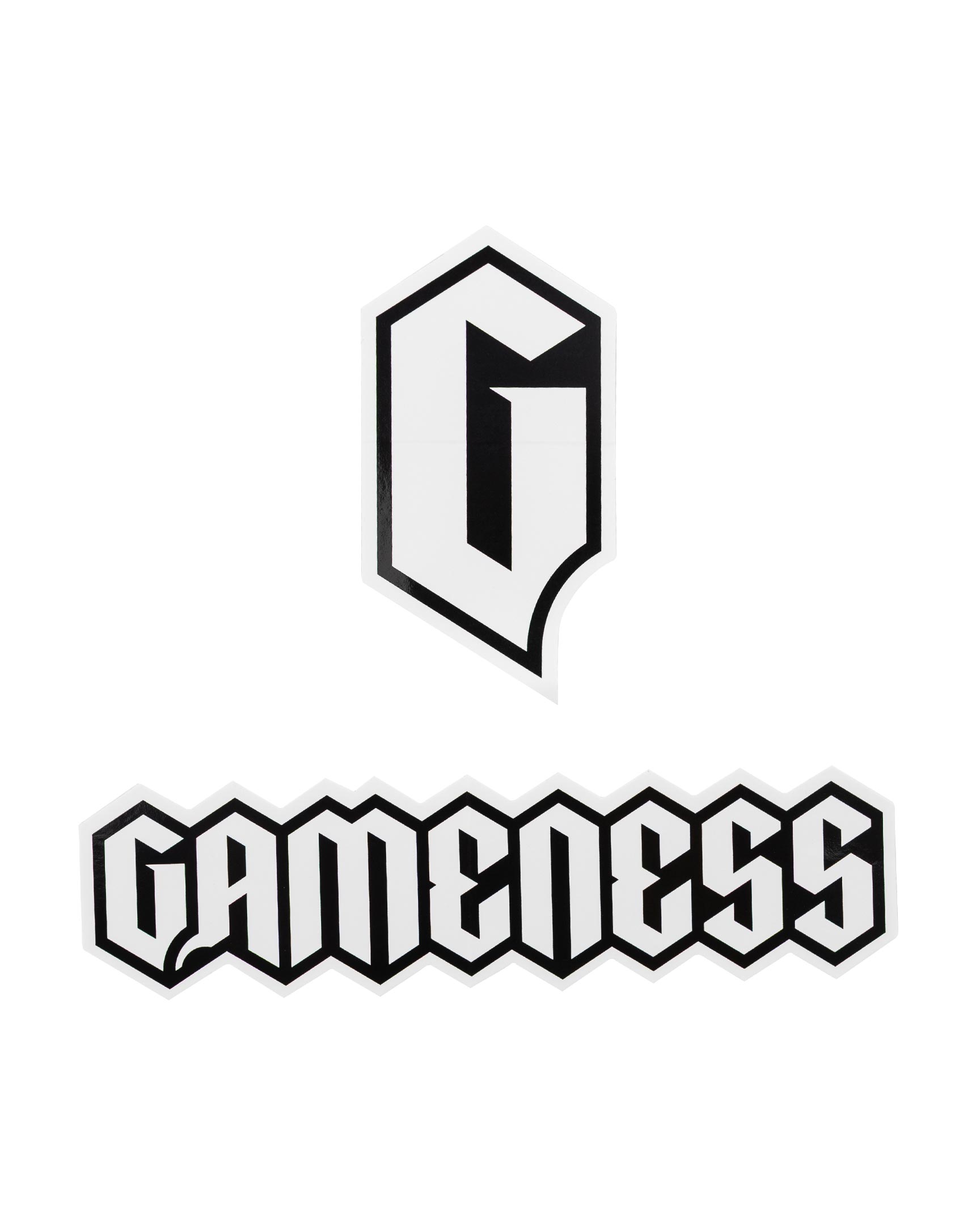Gameness 2-Pack Rank Sticker Set White