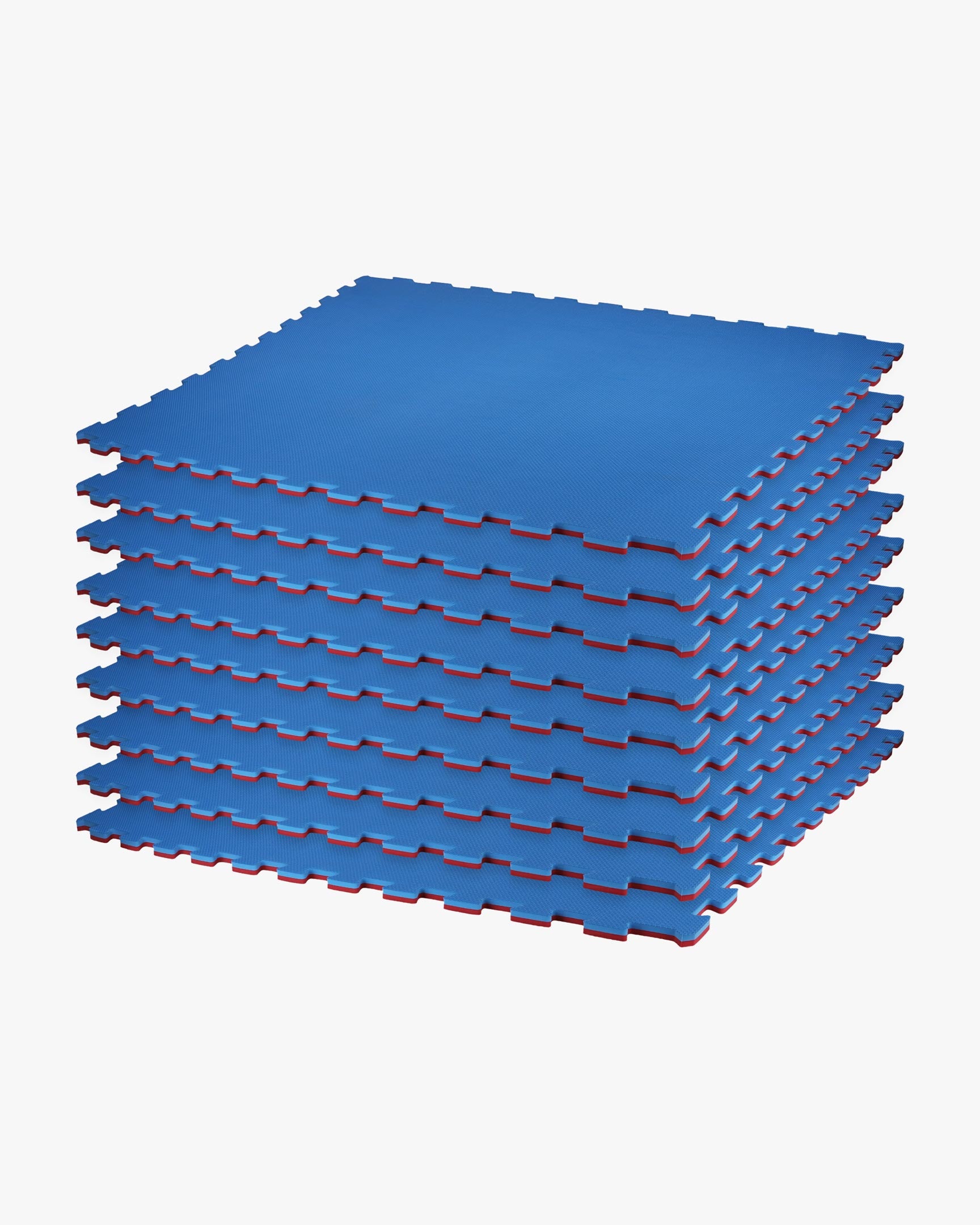 Reversible 2 Color 3/4" Thick Puzzle Sport Mat - Blue/Cardinal