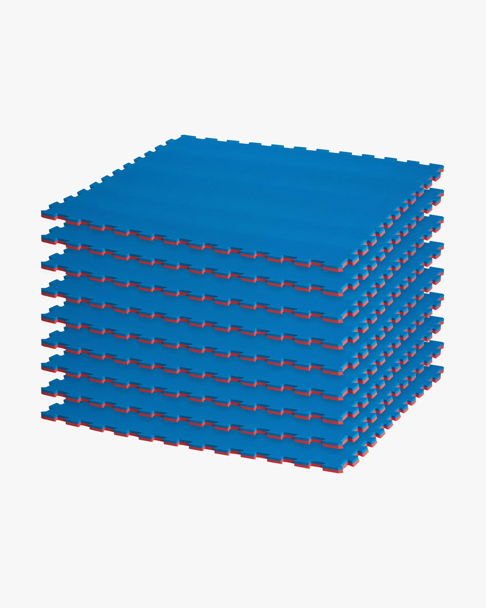 Reversible Puzzle Mat Kit - Blue/Red