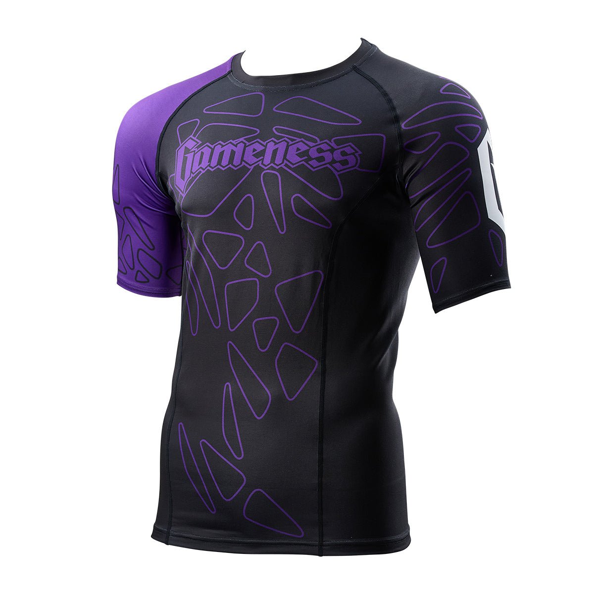 Gameness Men's Short Sleeve Pro Ranked Rash Guard
