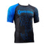Gameness Men's Short Sleeve Pro Ranked Rash Guard Blue