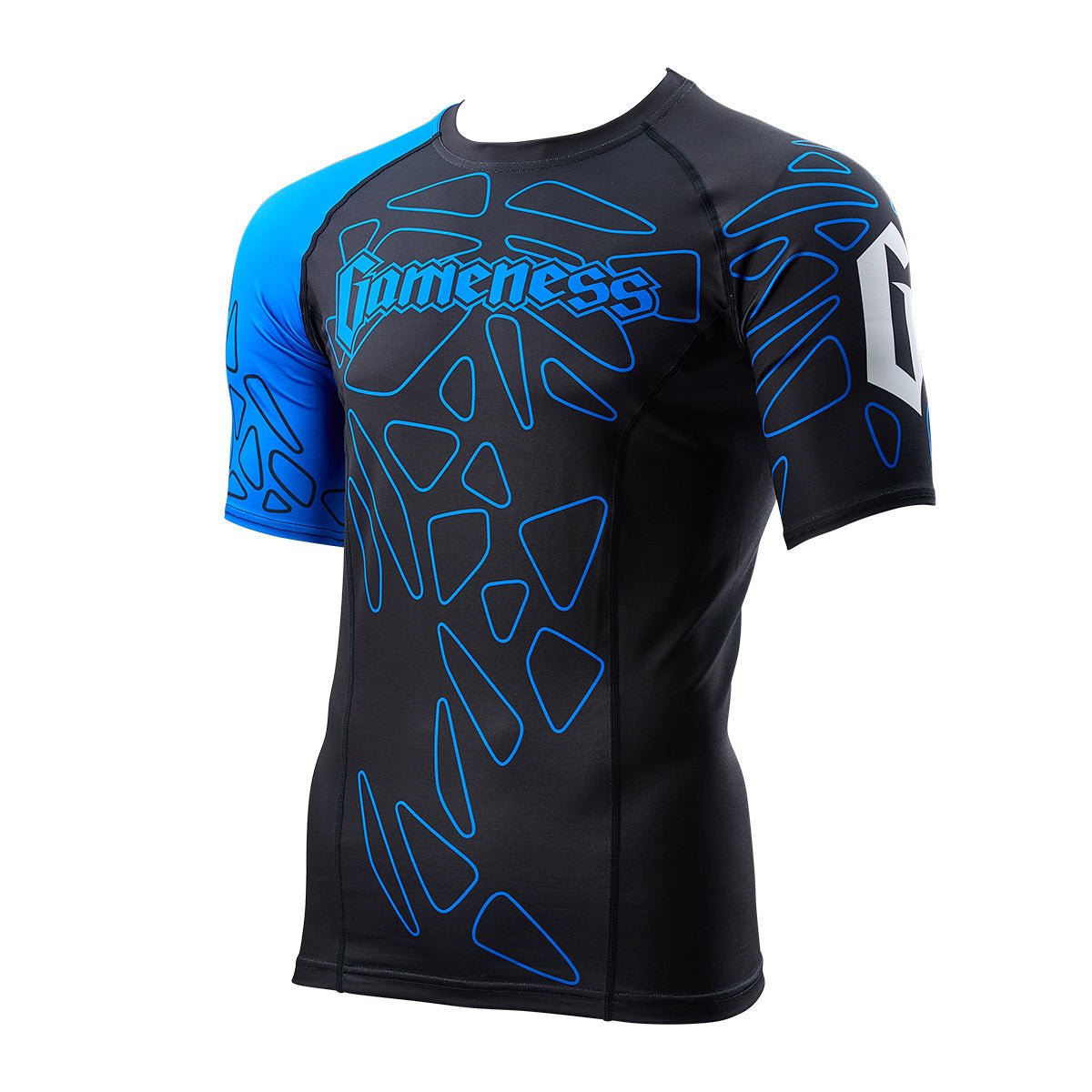 Gameness Men's Short Sleeve Pro Ranked Rash Guard