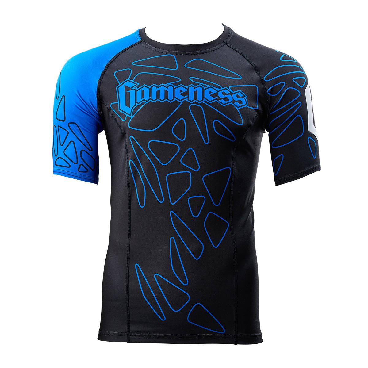 Gameness Men's Short Sleeve Pro Ranked Rash Guard