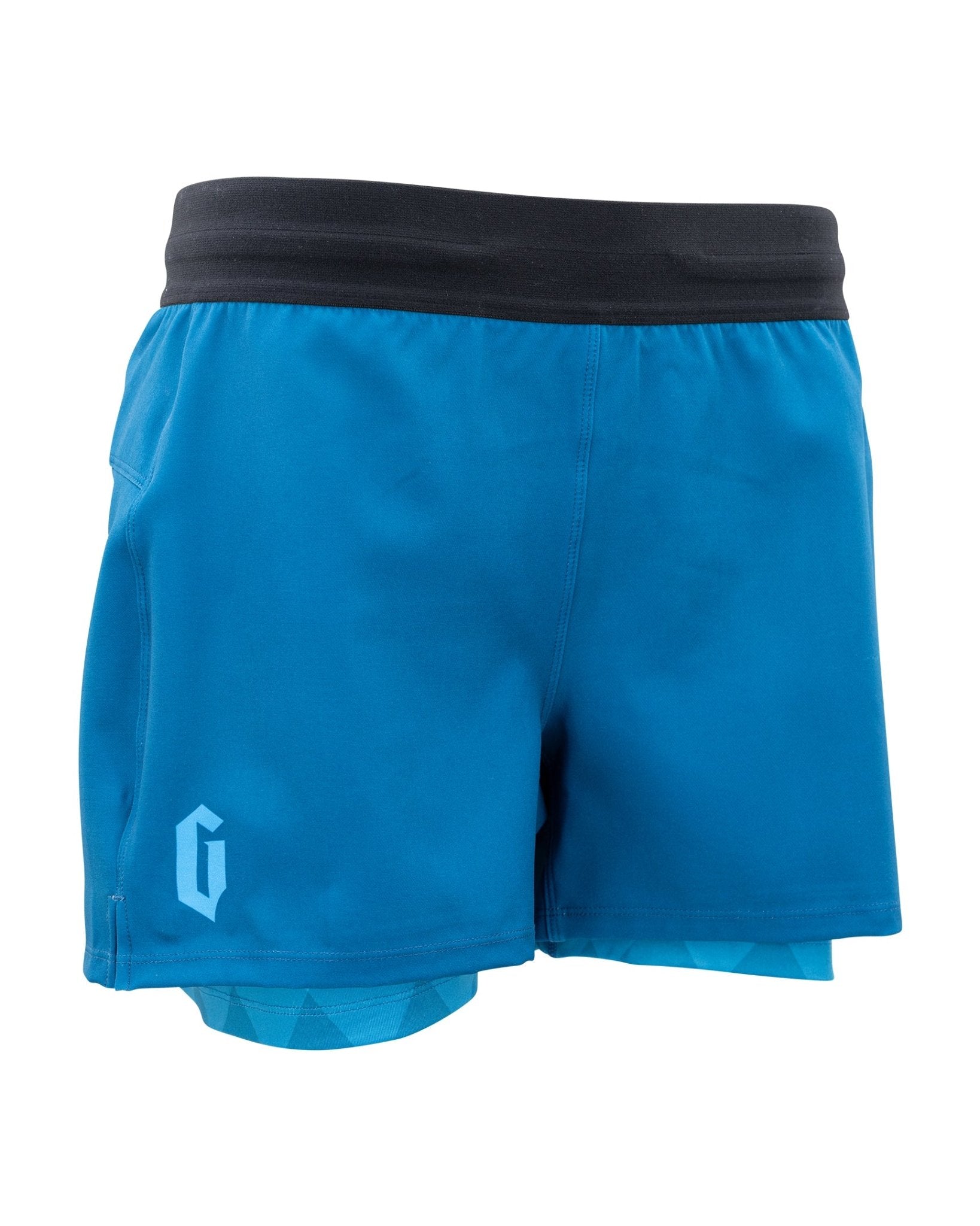 Gameness Women's Eco Lined Grappling Short Turquoise