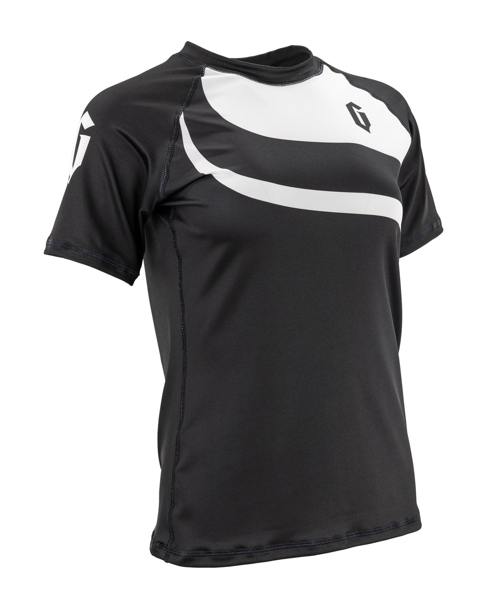 Gameness Women's Short Sleeve Pro Ranked Rash Guard Black