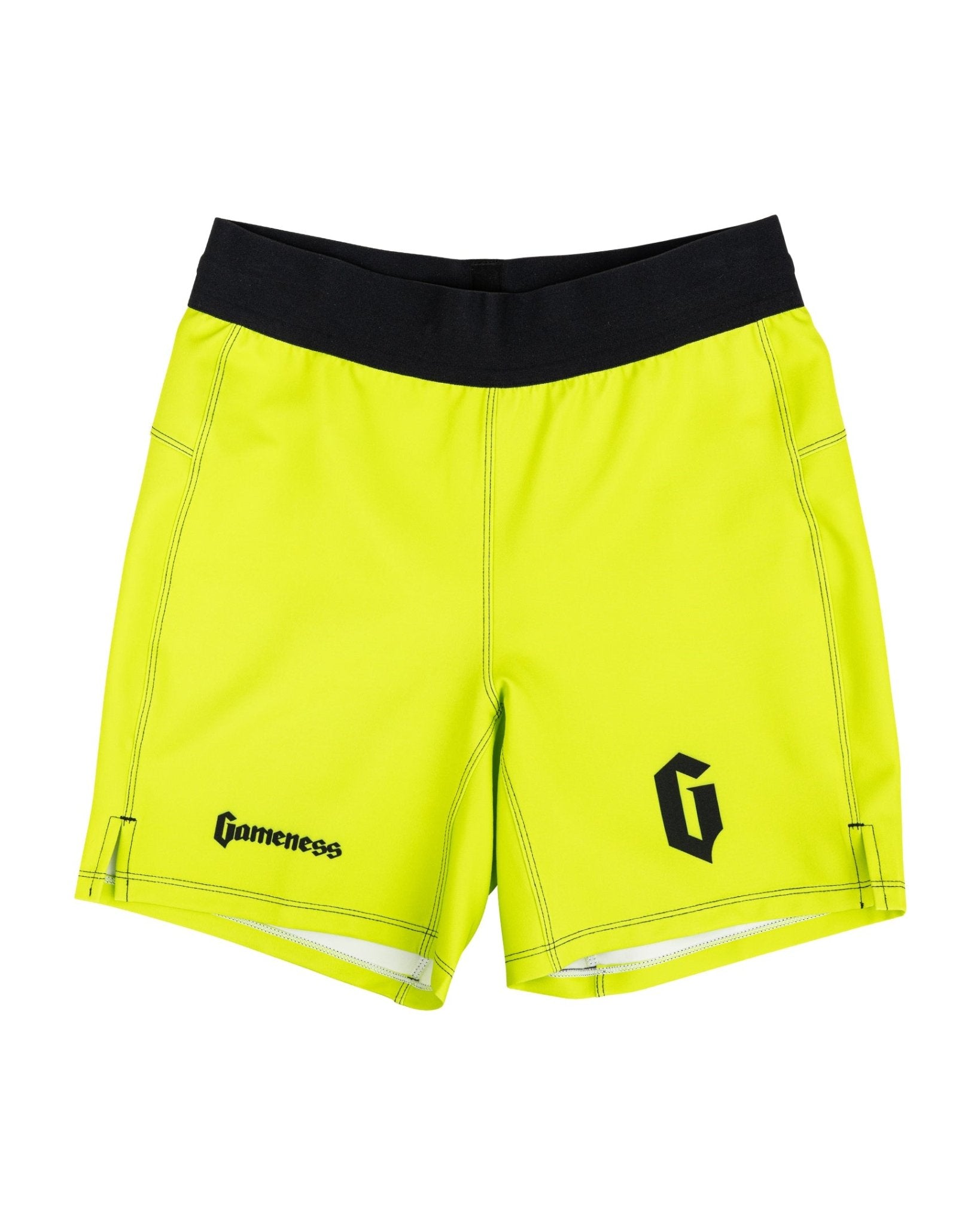 Gameness Youth Eco Grappling Short Neon Green