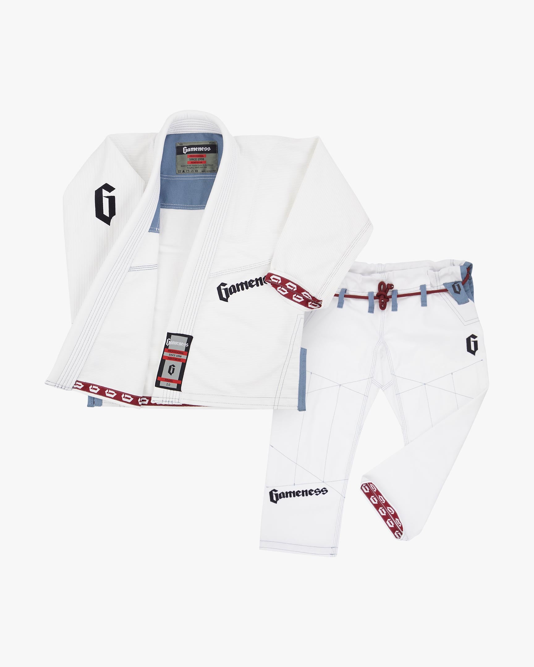 Gameness Youth Pearl Gi 2.0 White