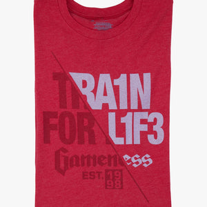 Train for Life Tee Red