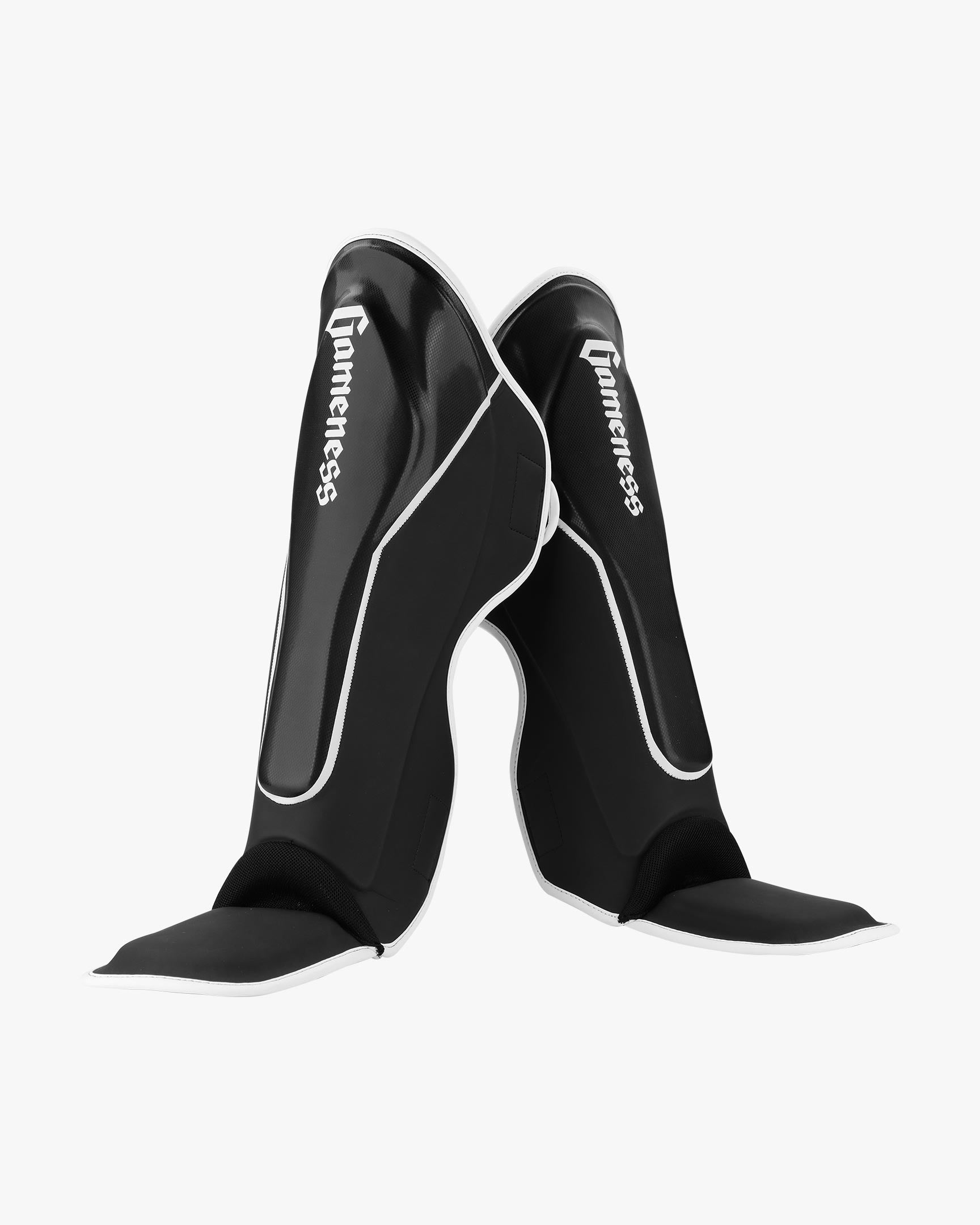 Rukus Traditional Shin Instep Guards Black