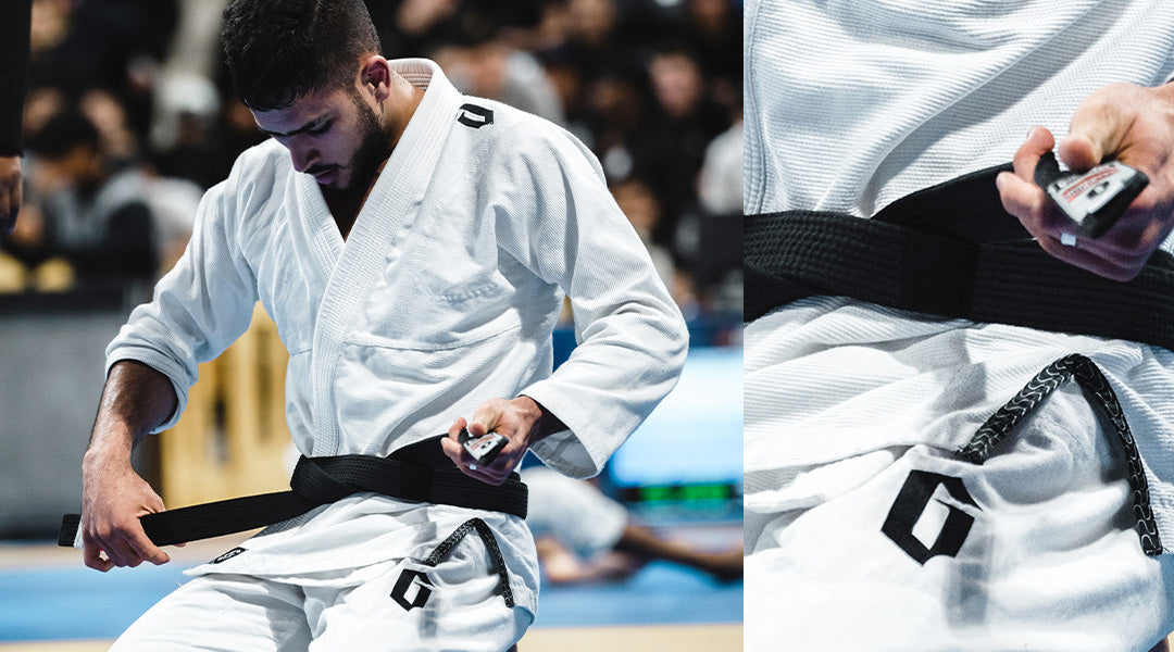 Martial artist wearing Gameness BJJ Air Pro Gi 2.0