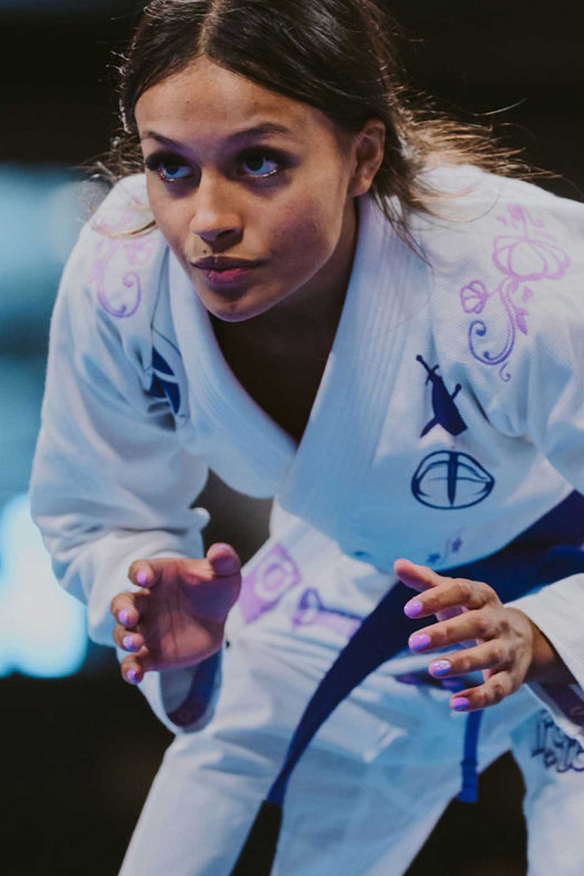 emily leyva in her signature gi