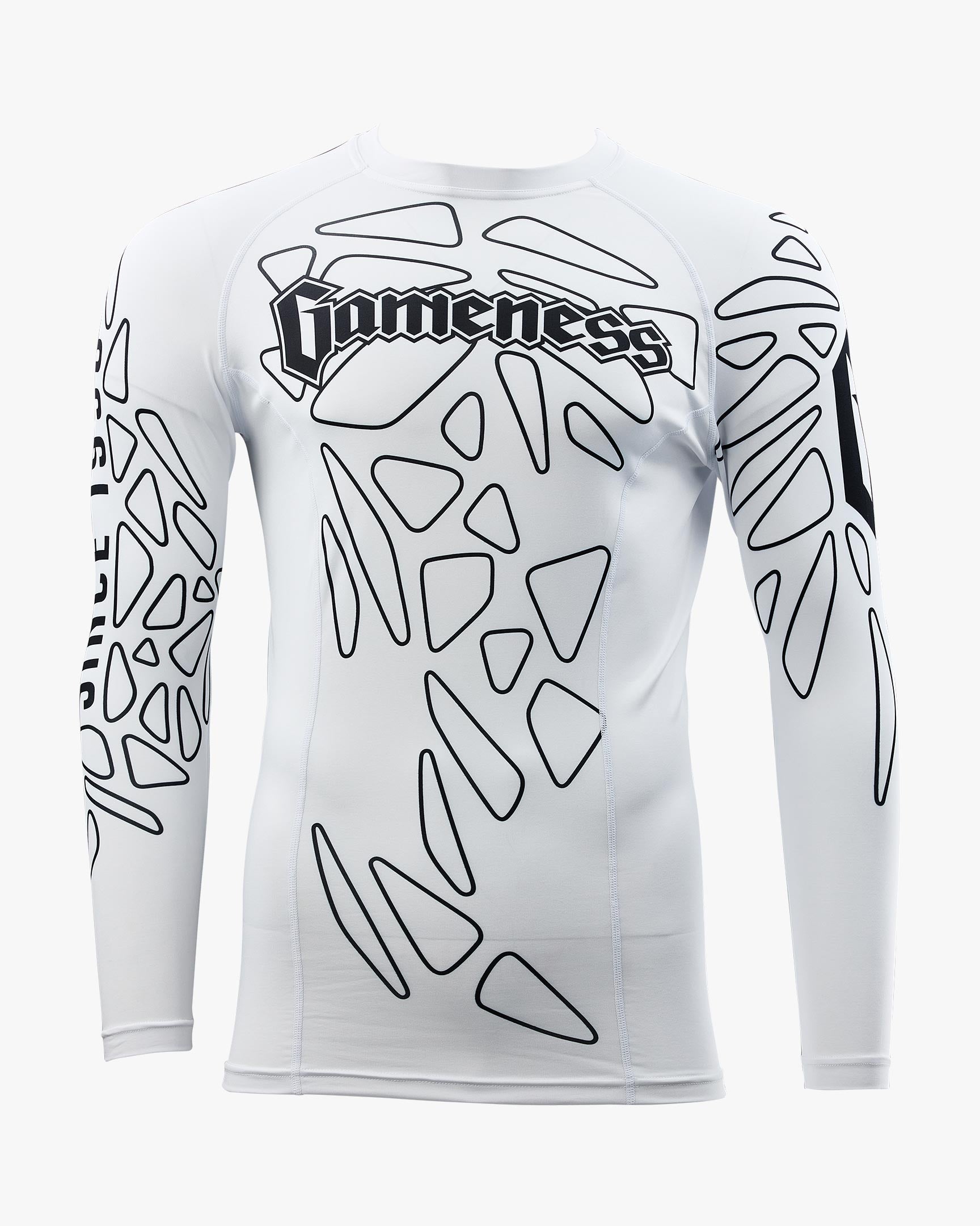 Gameness Men's Long Sleeve Pro Rank Rash Guard Black | Durable and ...
