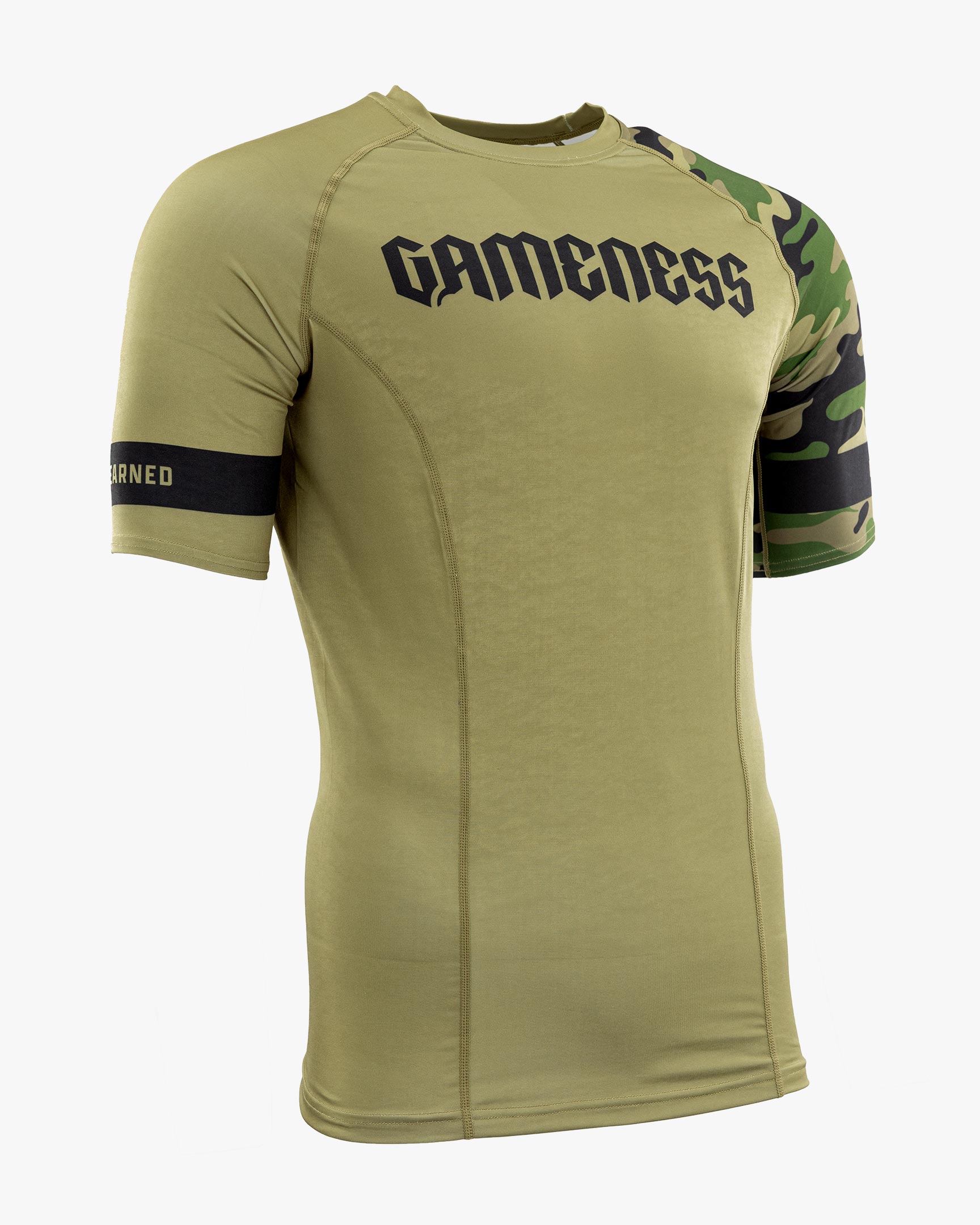 Gameness Men's Combate Short Sleeve Rash Guard 531