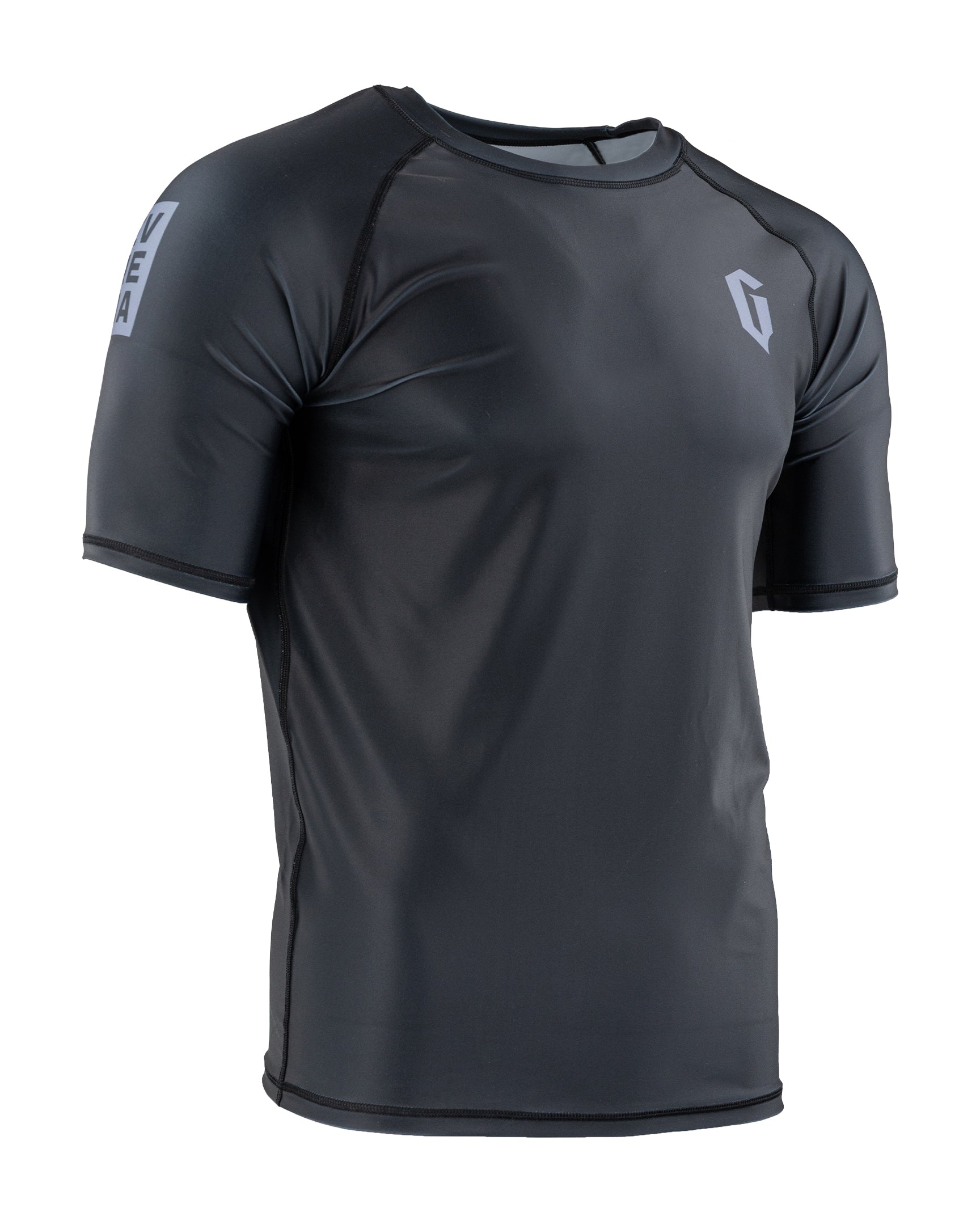 Gameness Evreda Short Sleeve Rash Guard Black Grey
