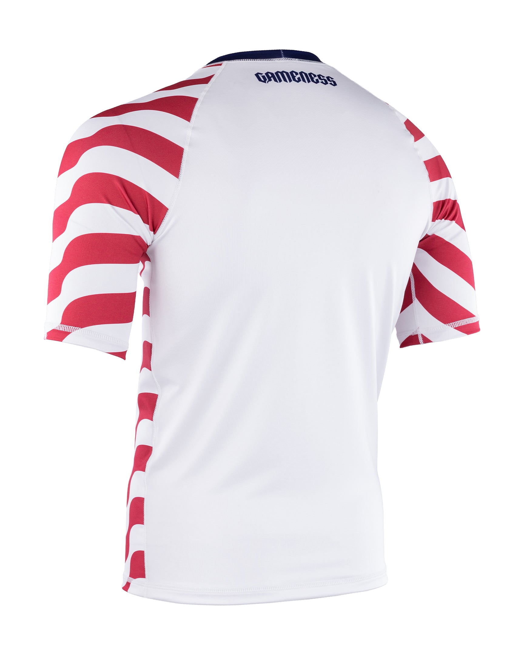 Gameness USA Stripes Short Sleeve Rash Guard