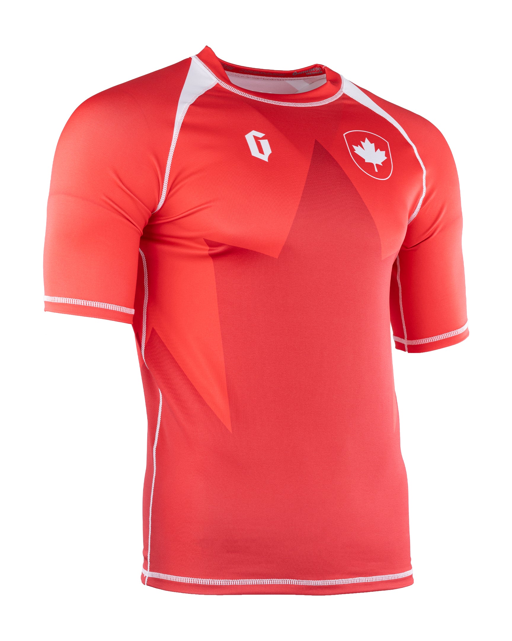 GAMENESS CANADA SHORT SLEEVE RASH GUARD