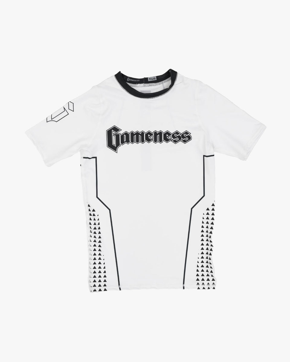 Gameness Youth Short Sleeve Ranked Rash Guard