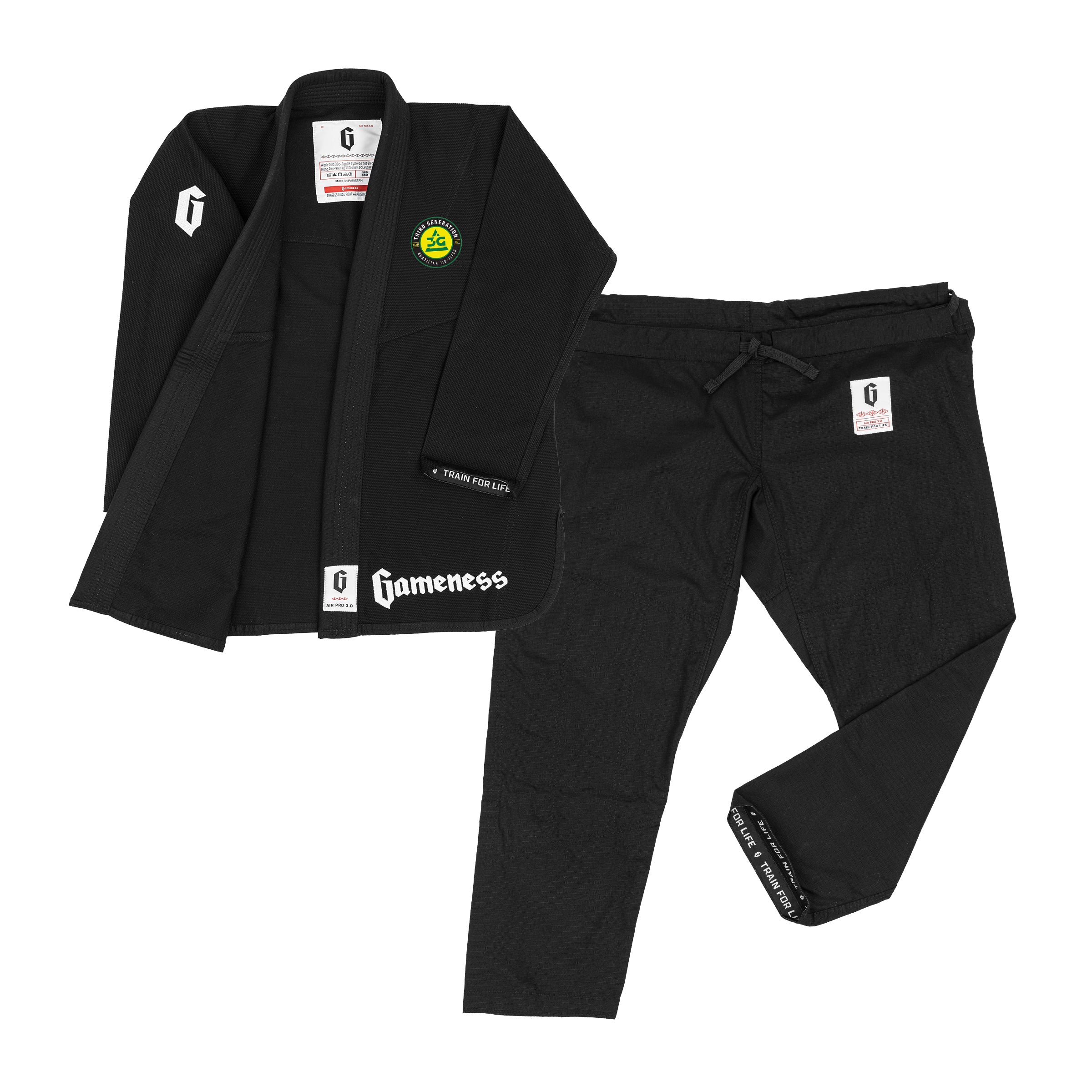 3G Gameness Women's Air Pro Gi 3.0 Black