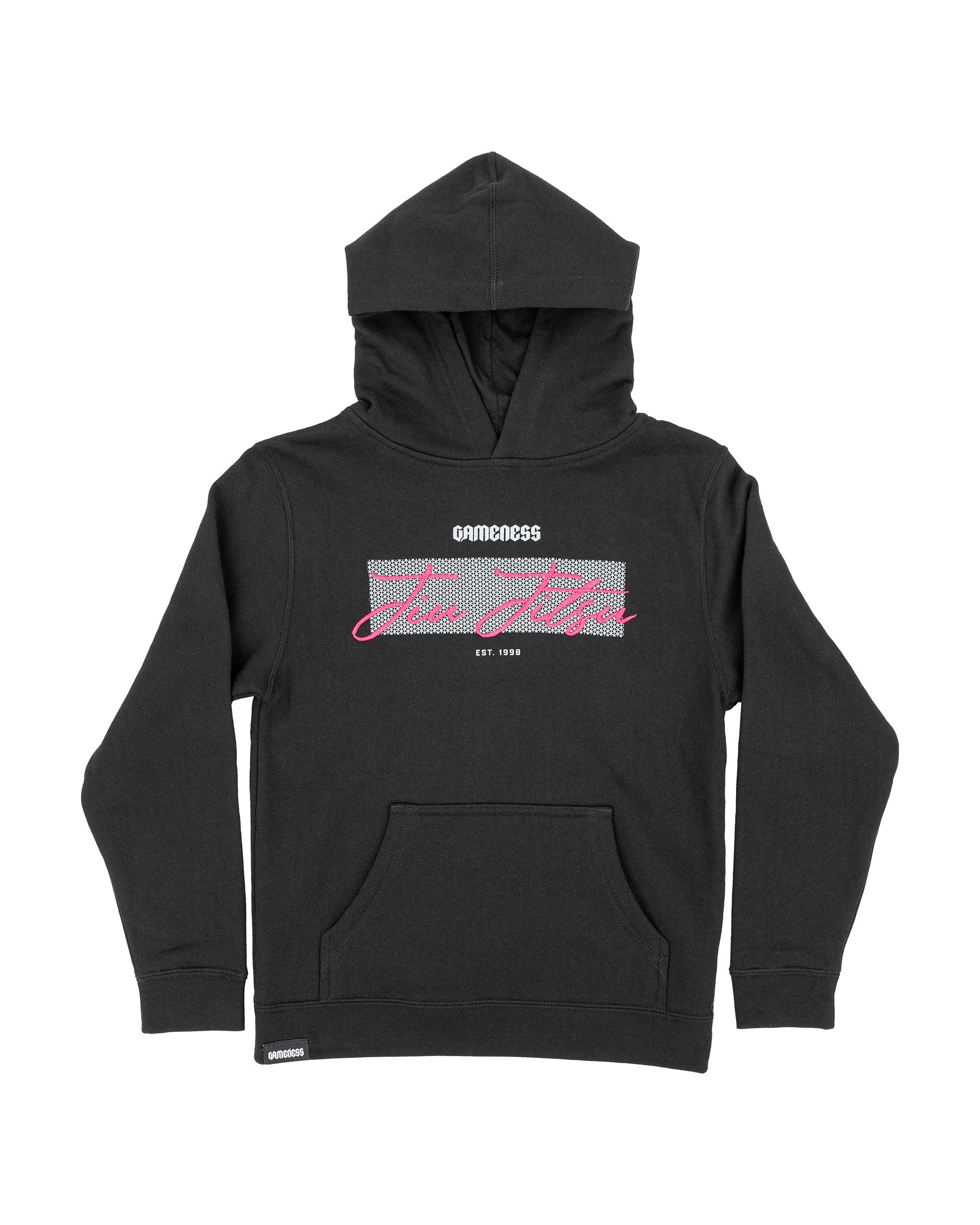Gameness Youth Roll with Us Hoodie Black Pink