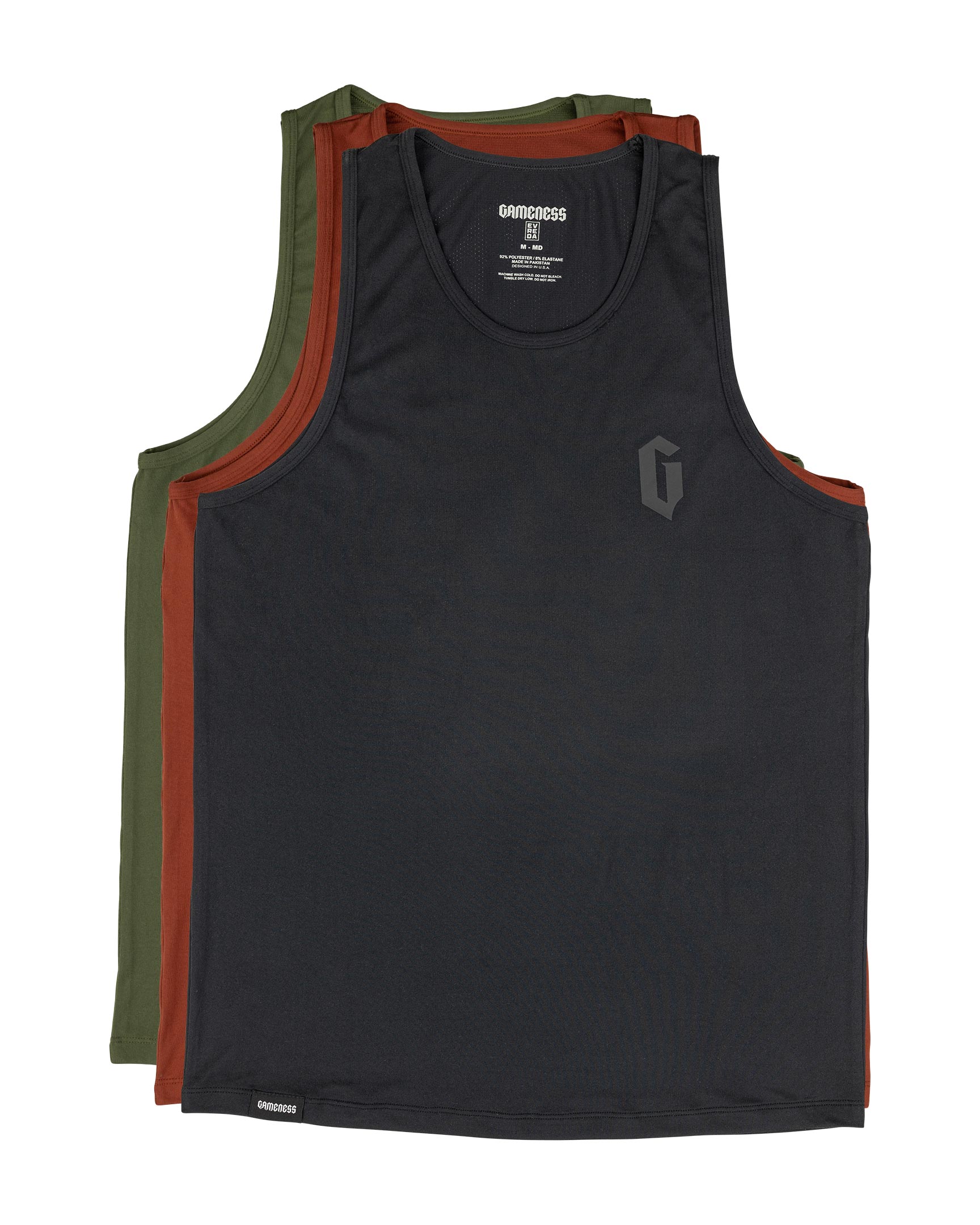 Gameness Men's Evreda Newave Tank Black