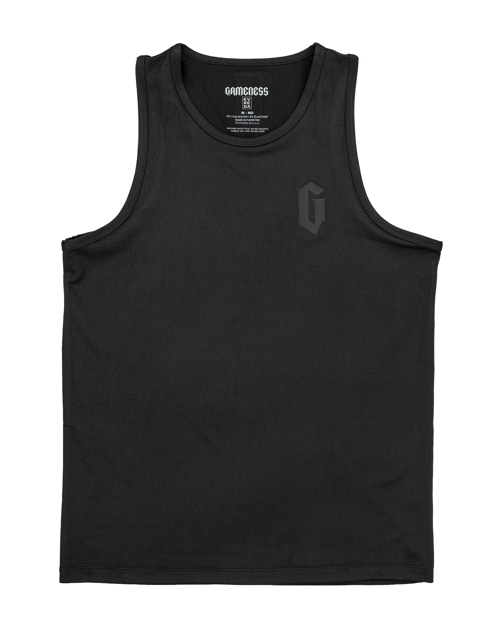 Gameness Girl's Evreda Tank Black