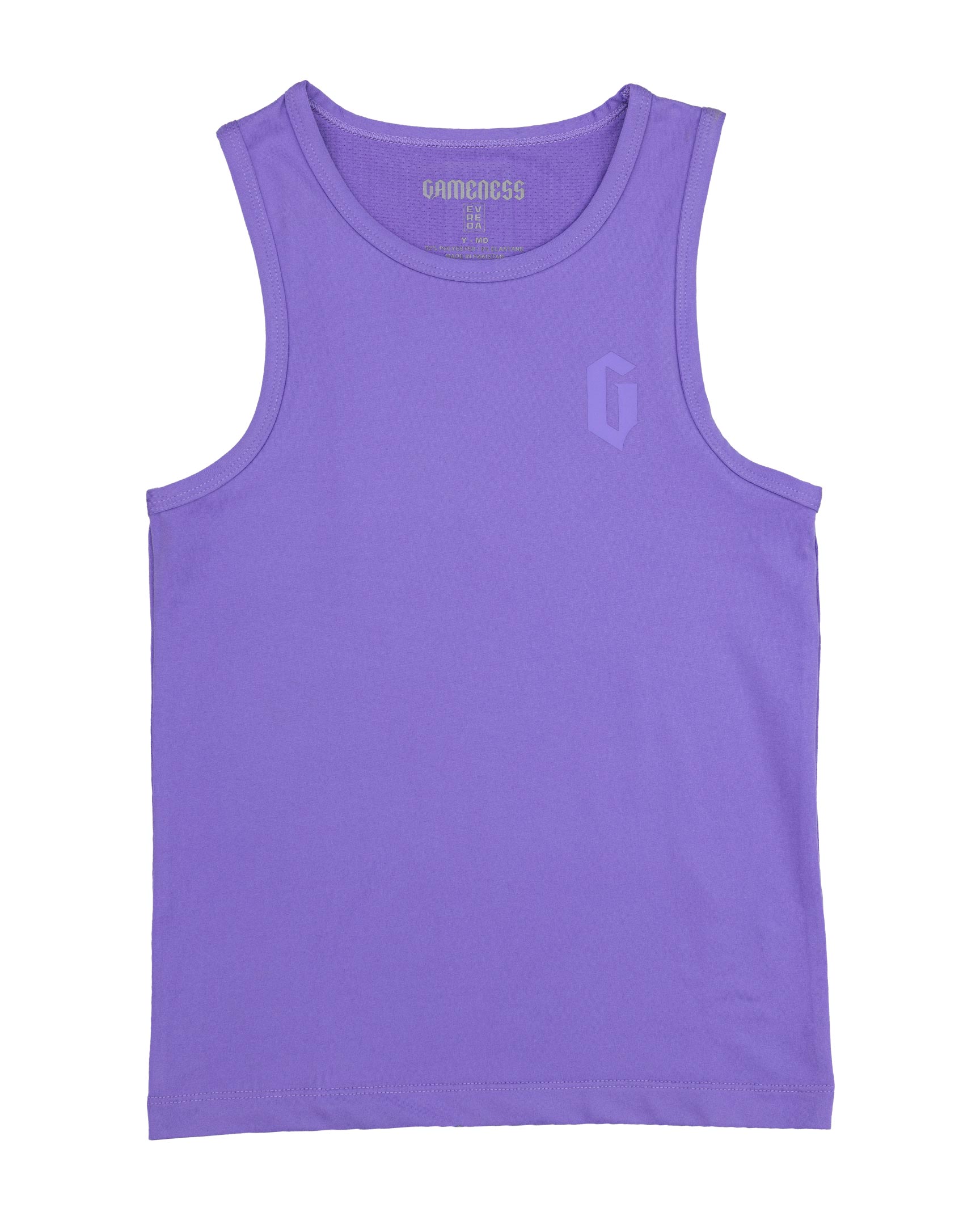 Gameness Girl's Evreda Tank Dahlia Purple