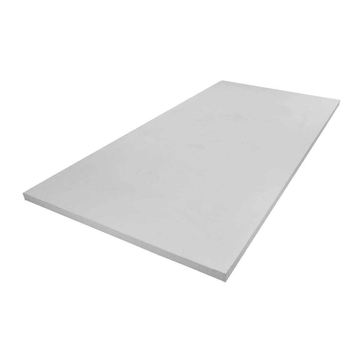 1M X 2M X 2" Smooth Tile Mat White