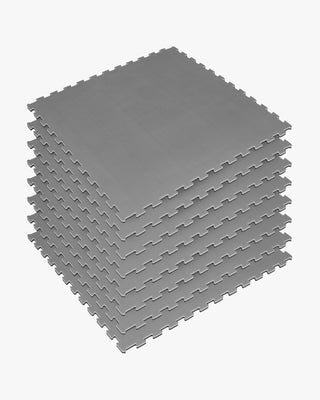 Reversible Puzzle Mat 9 Pack Bundle - Black/Gray